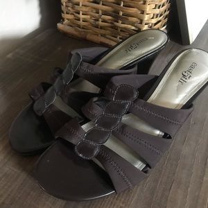 East 5th Brown High Heels